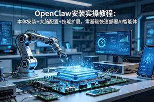 (18982期)OpenClaw安装实操教程:本体安装+大脑配置+技能扩展,零基础快速部署AI智能体